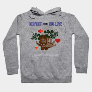 Bigfoot/ Yeti/ Sasquatch Valentine's Day Hoodie